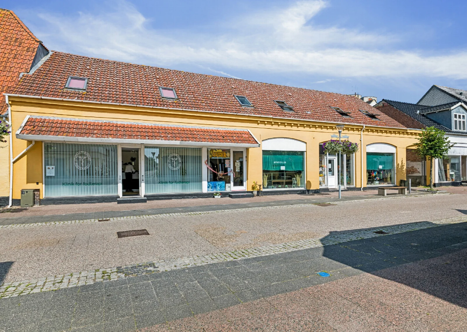 Facaden på Vestergade 14 i Stubbekøbing