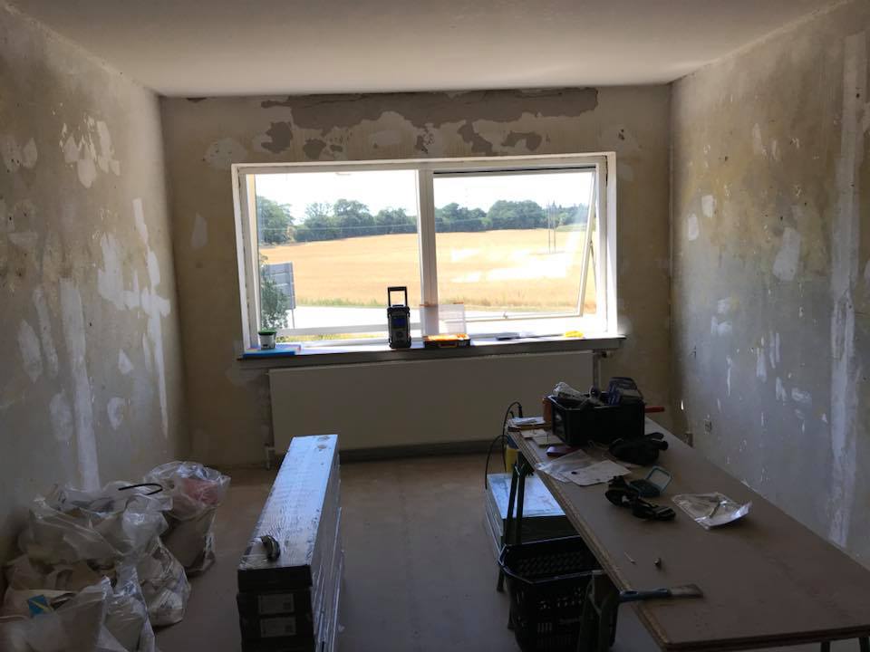 Klargøring før istandsættelse