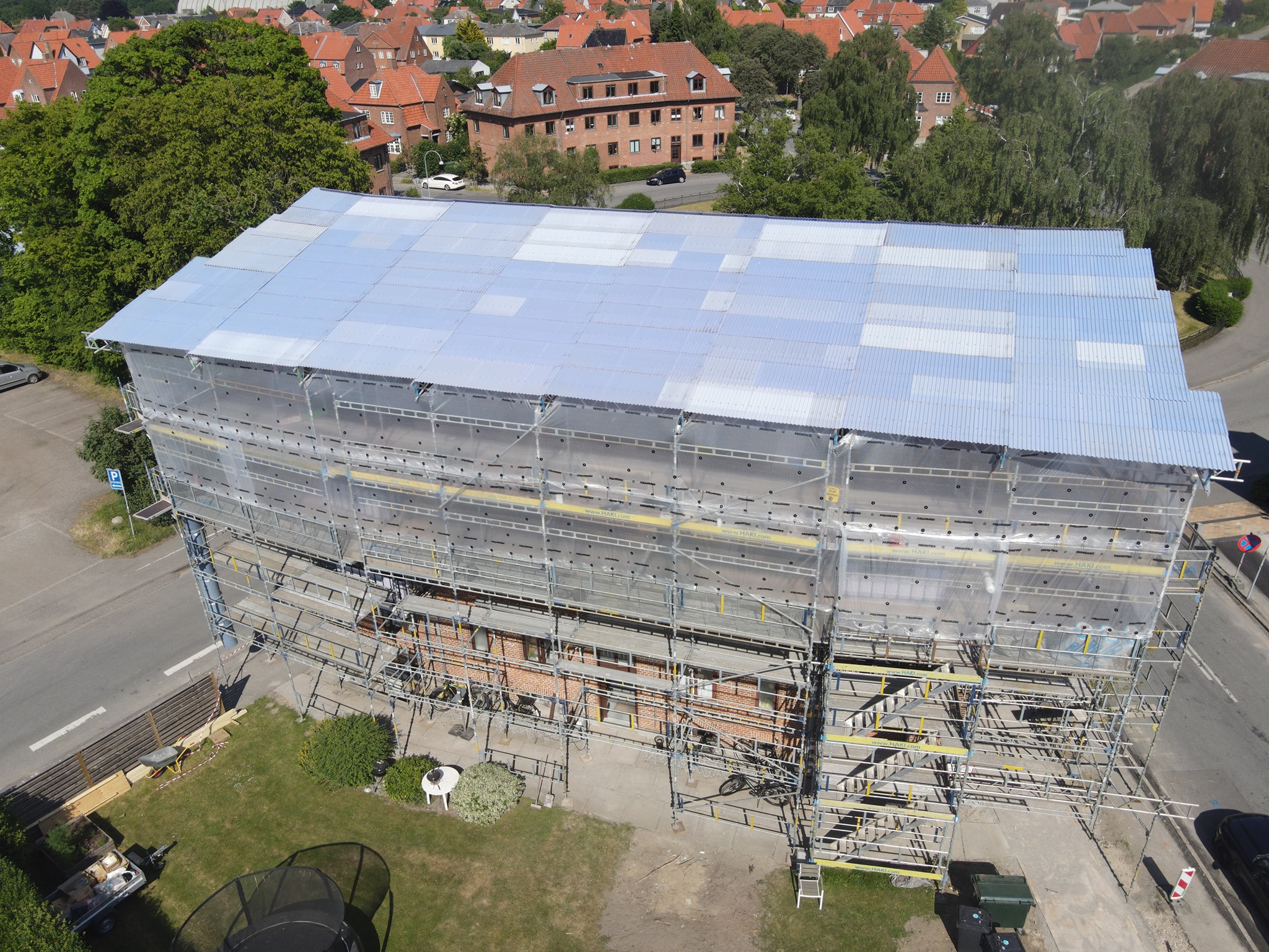 Ejendom under større renovering