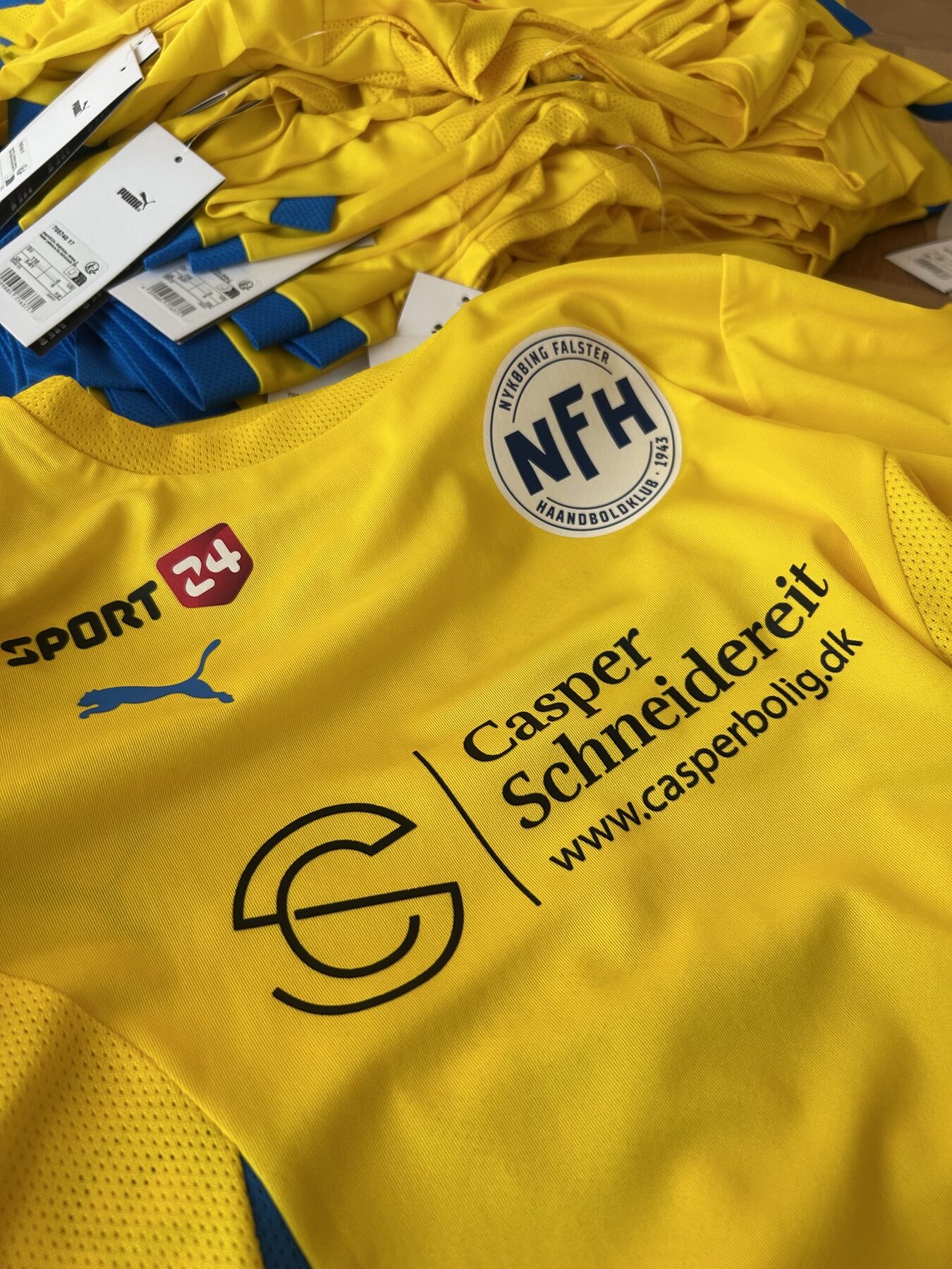 Sponsortryk på spillertøj
