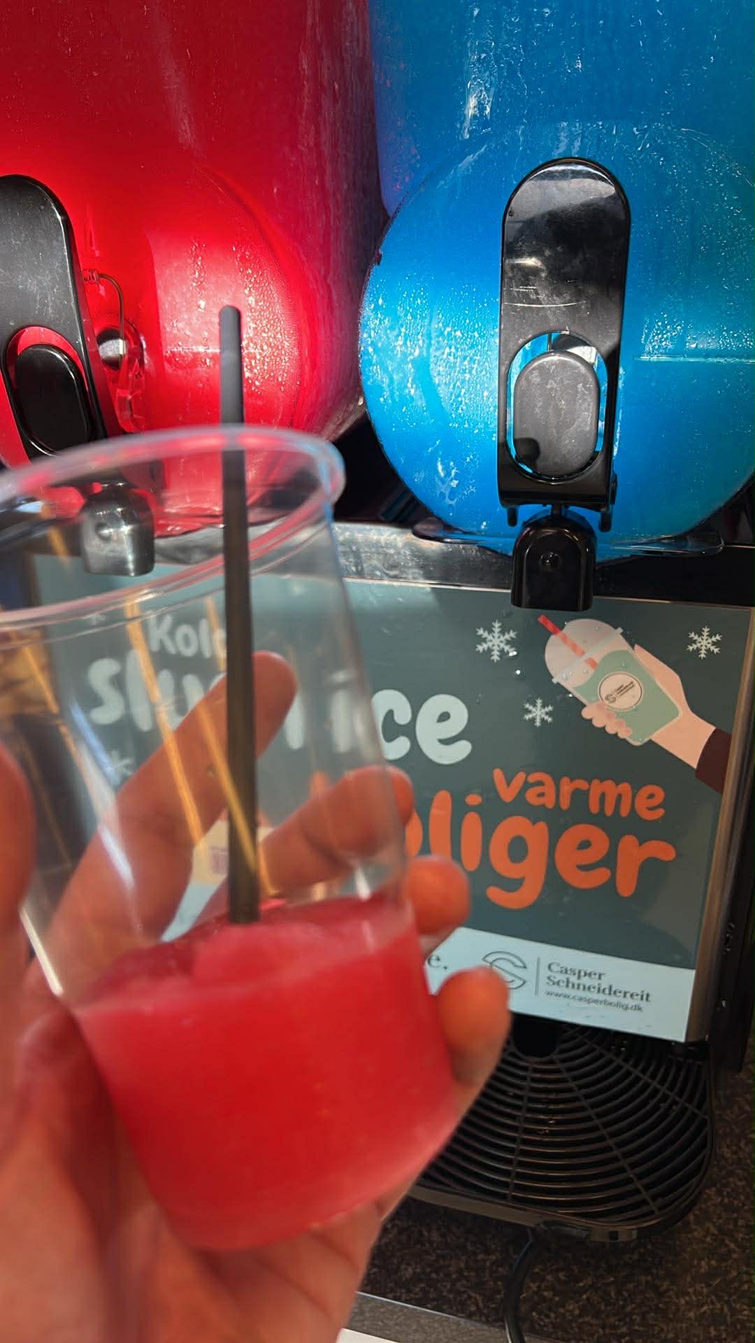 Servering af slush ice